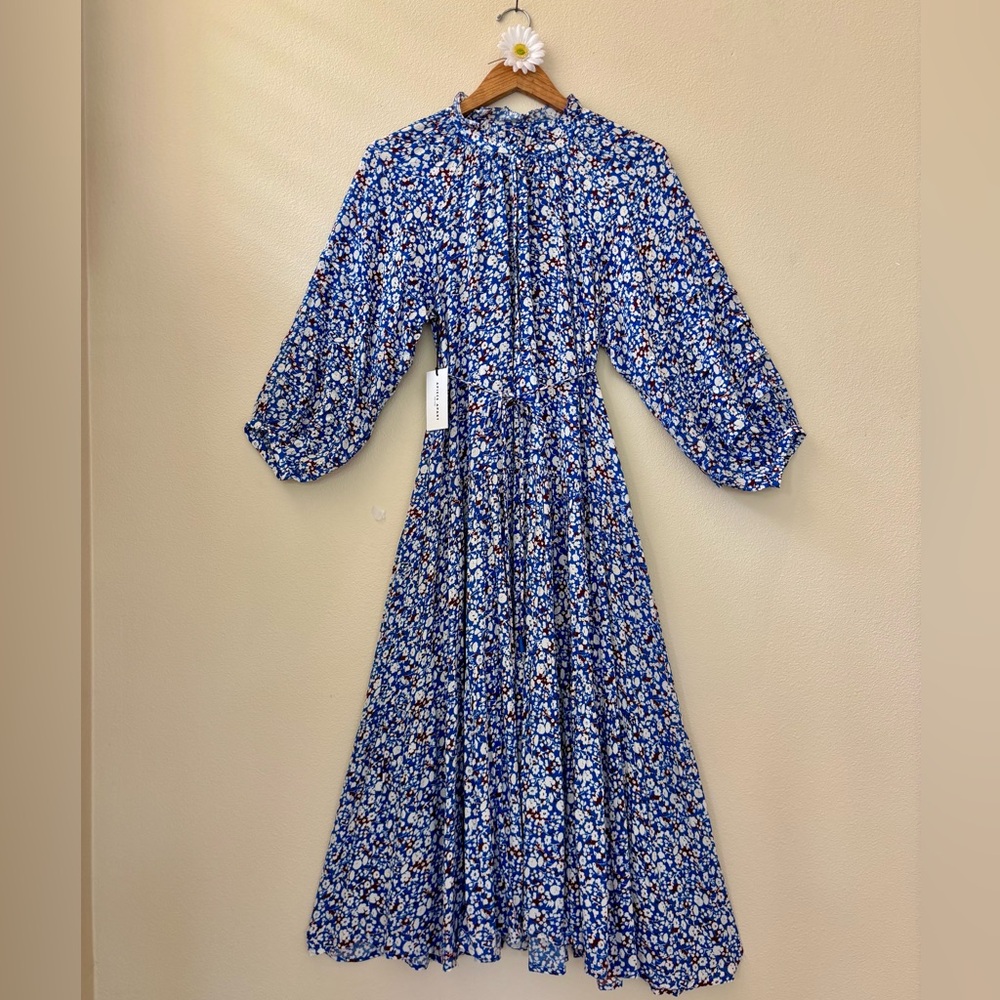 Apiece Apart Blue Trinidad Maxi Dress - Picture 6 of 8